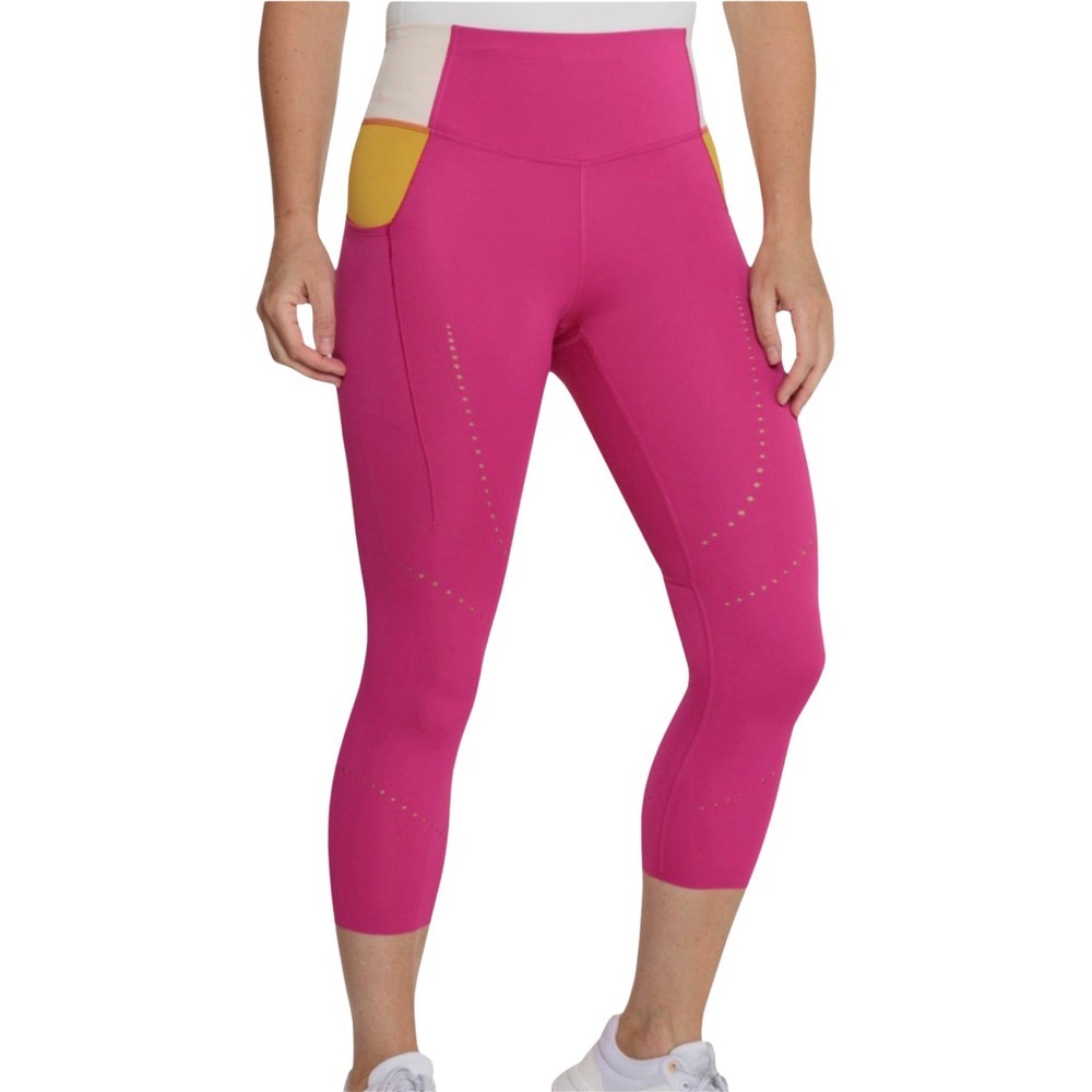 Brooks Method 3/4 Tights / Pants - NWT Womens Size Medium Mauve - #45483-F9